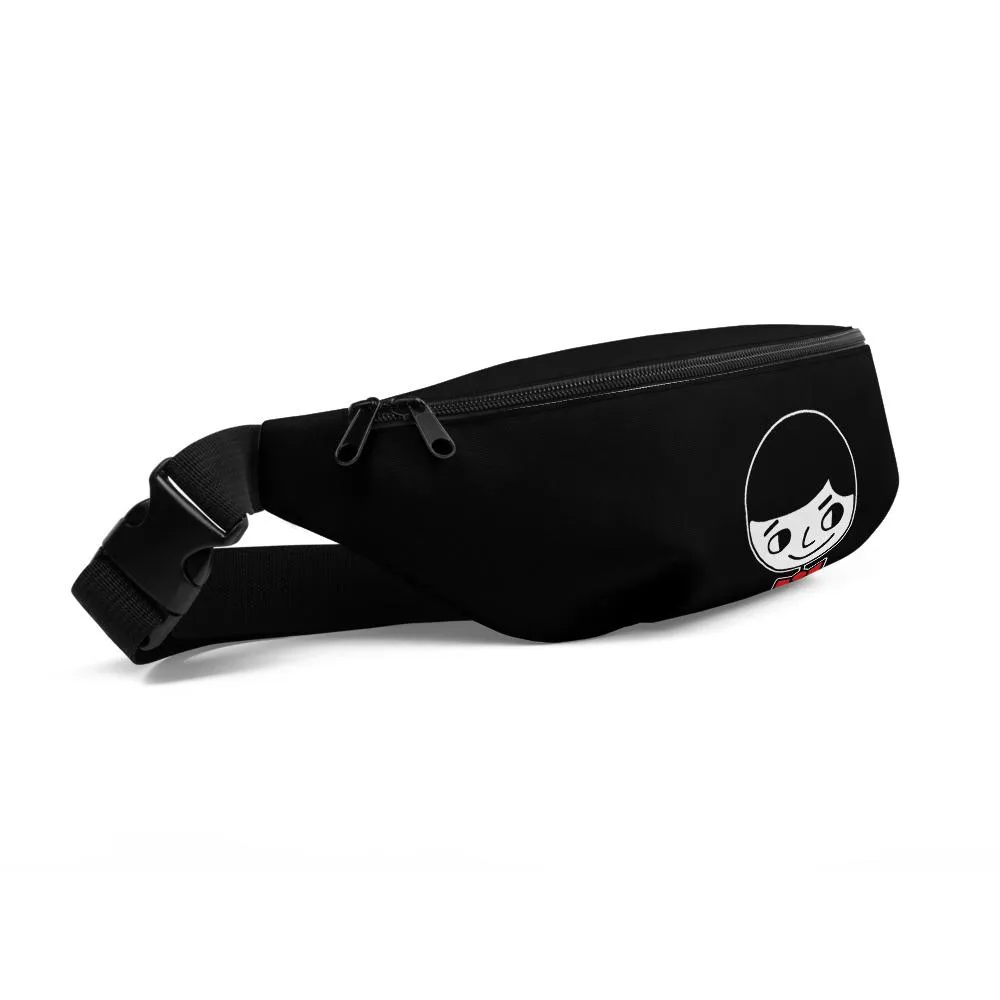 Luke "Perfect Gentleman" Unisex (Men/Women) Black Fanny Pack