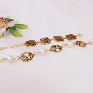 Luna Bracelets Set - Gold Metal