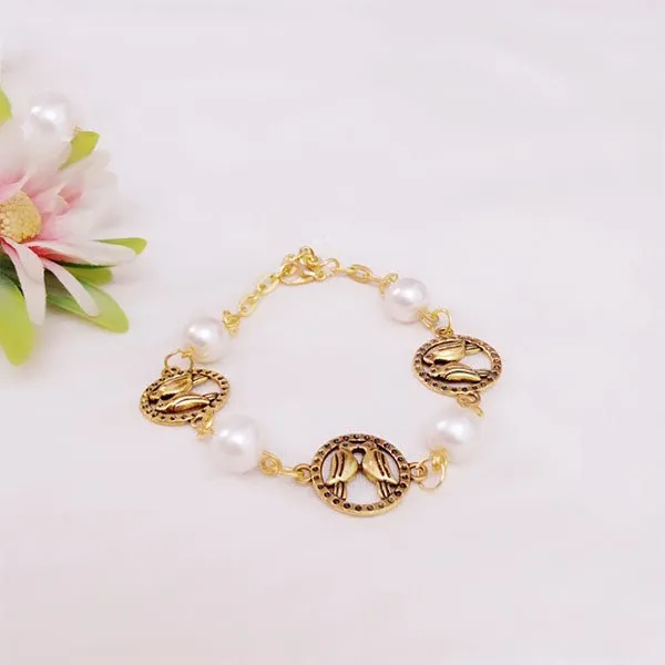 Luna Bracelets Set - Gold Metal