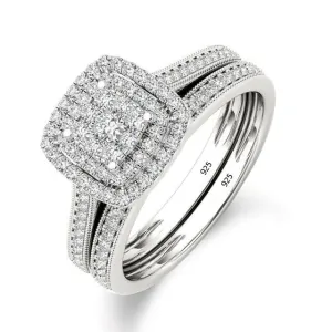 Luxury Brand Sterling Silver Bridal Ring