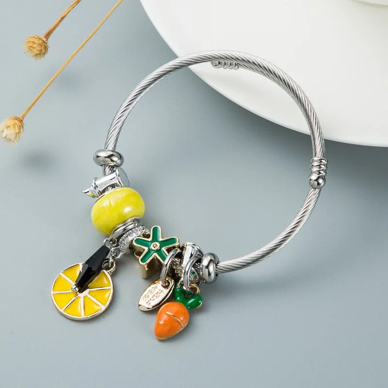 Luxury Evil Eye Butterfly Bracelet for Women Bangles Jewelry