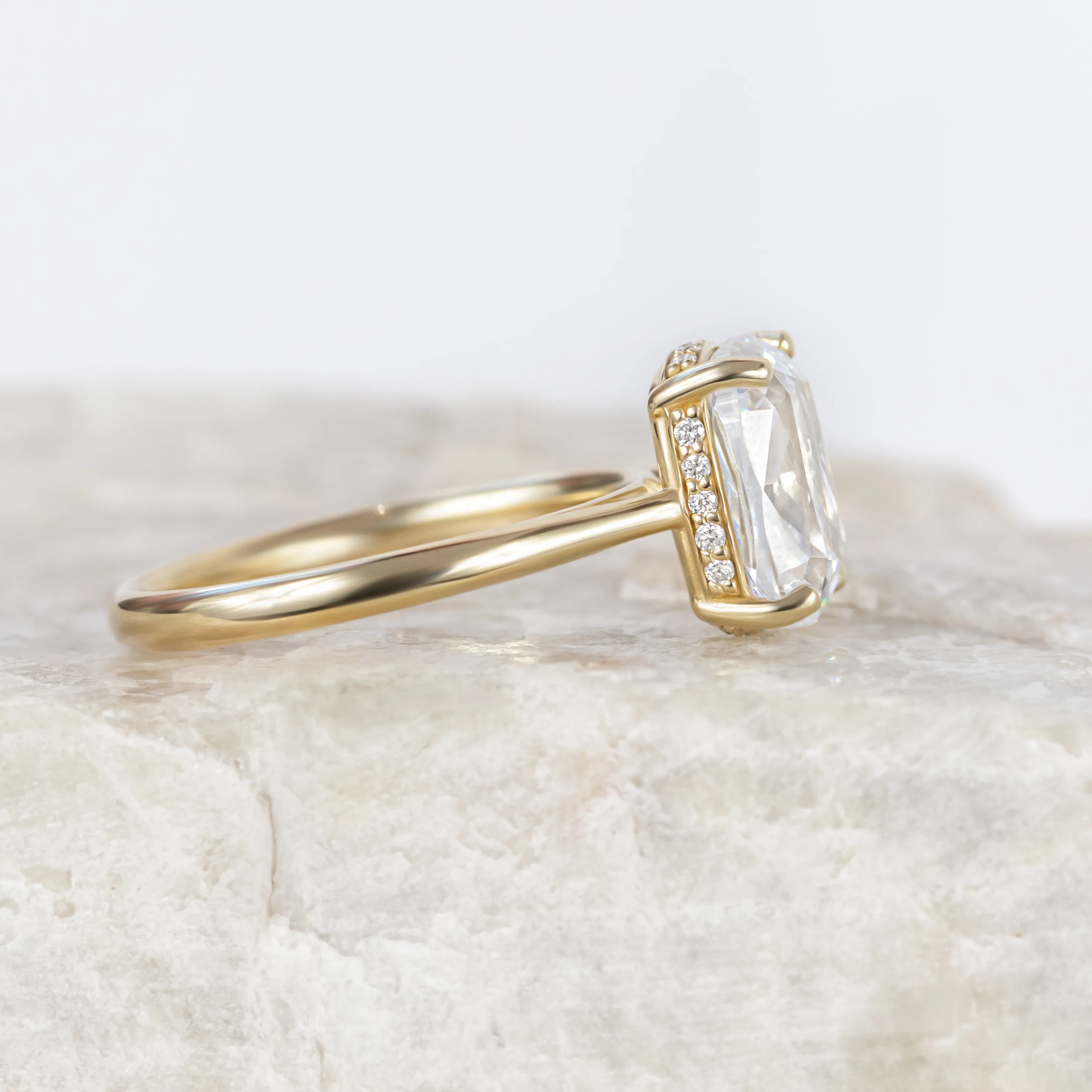 Maeve ~ Cushion Cut Engagement Ring