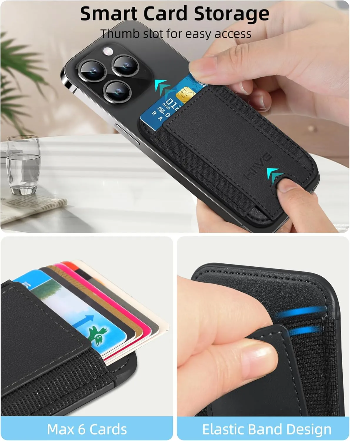 MagSafe Wallet Minimalist Leather Wallet