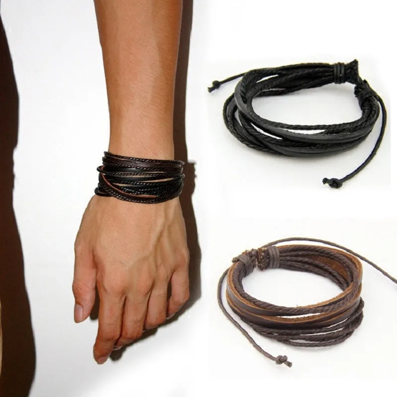 Male Leather Bracelets
