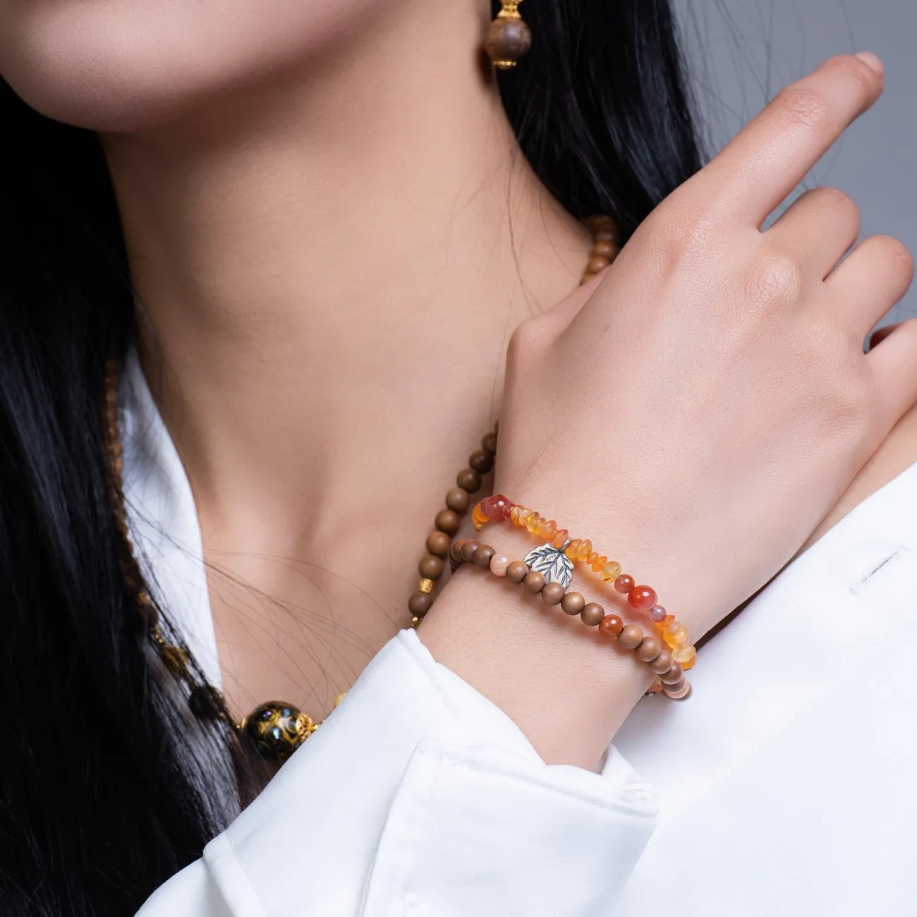 Maple Essence Double-Layered Bracelet