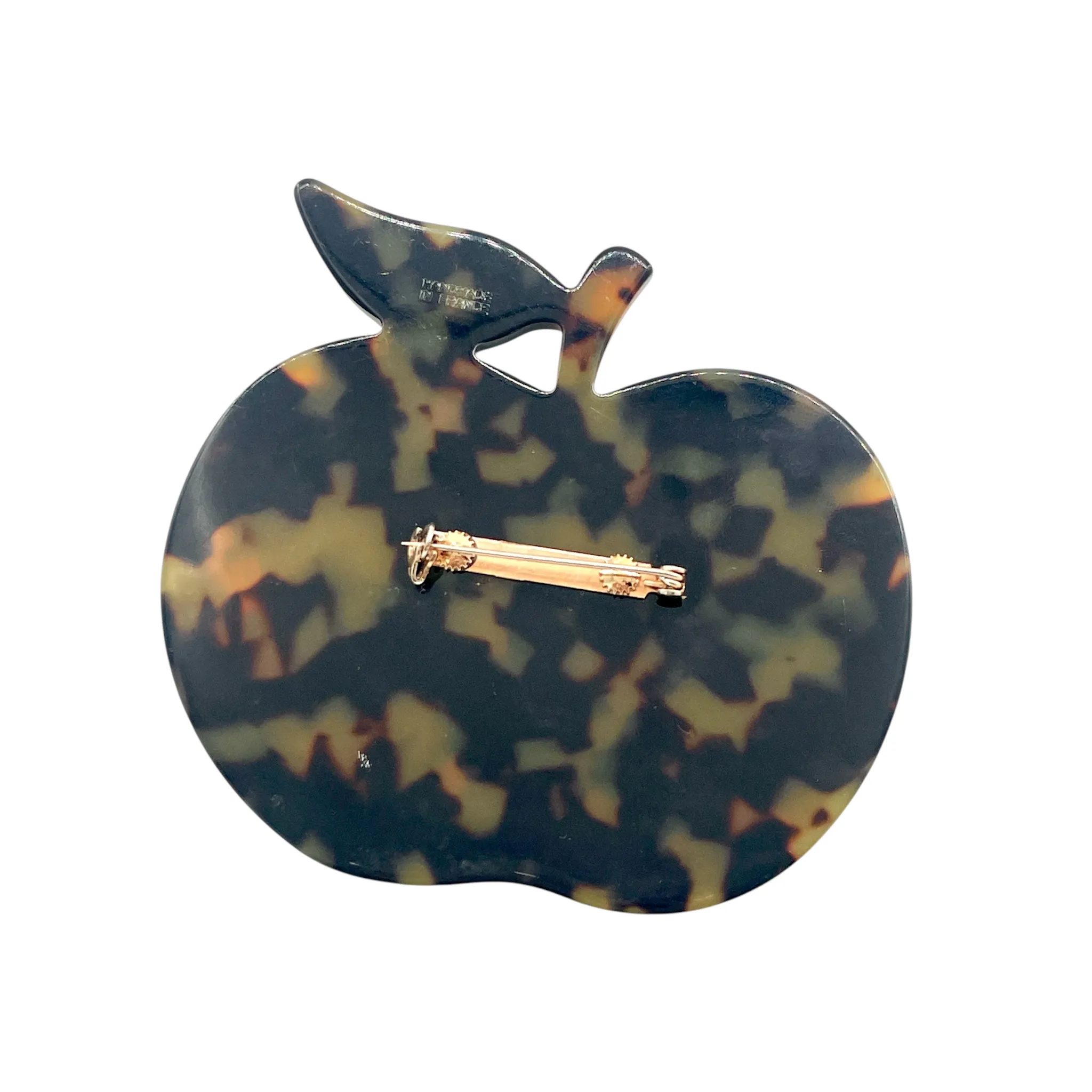 Marc Jacobs Bejeweled Apple Brooch