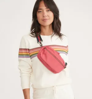 Marine Layer Corduroy Fanny Pack in Dusty Rose