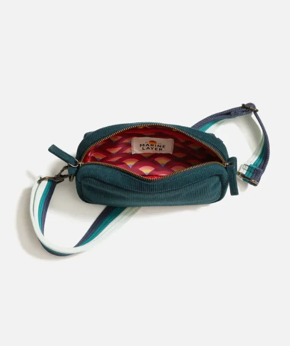 Marine Layer Corduroy Fanny Pack in Pine