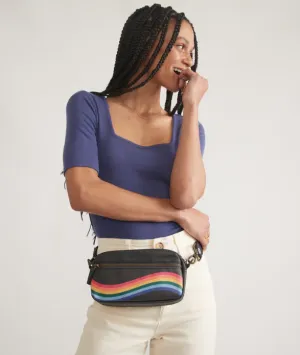 Marine Layer Wave Fanny Pack in Black