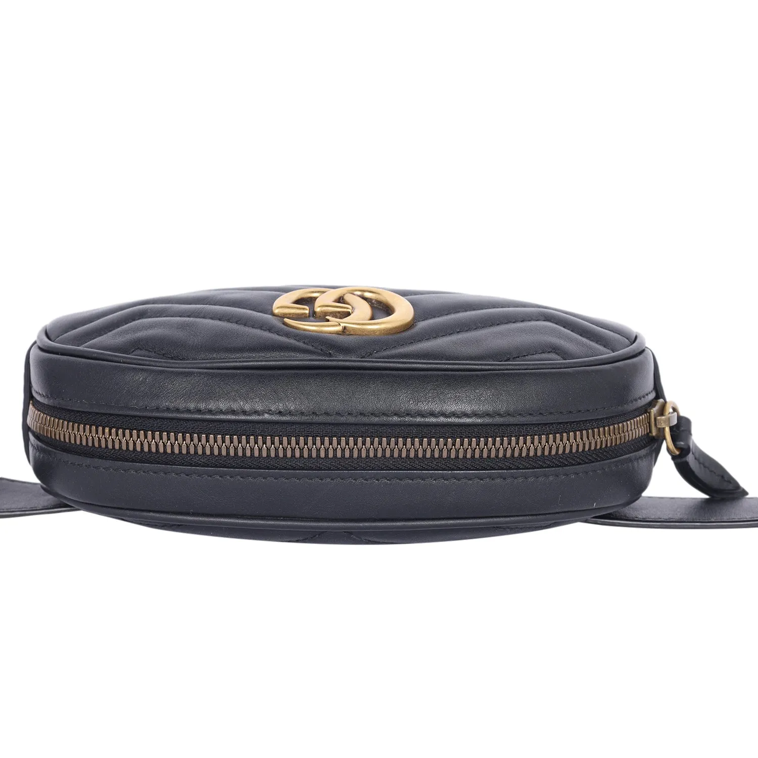 Matelasse GG Marmont Belt Bag 75 30 Black