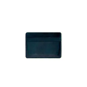 Matte Blue Men's Slim Leather Wallet