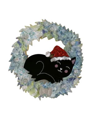 Max the Christmas black kitty