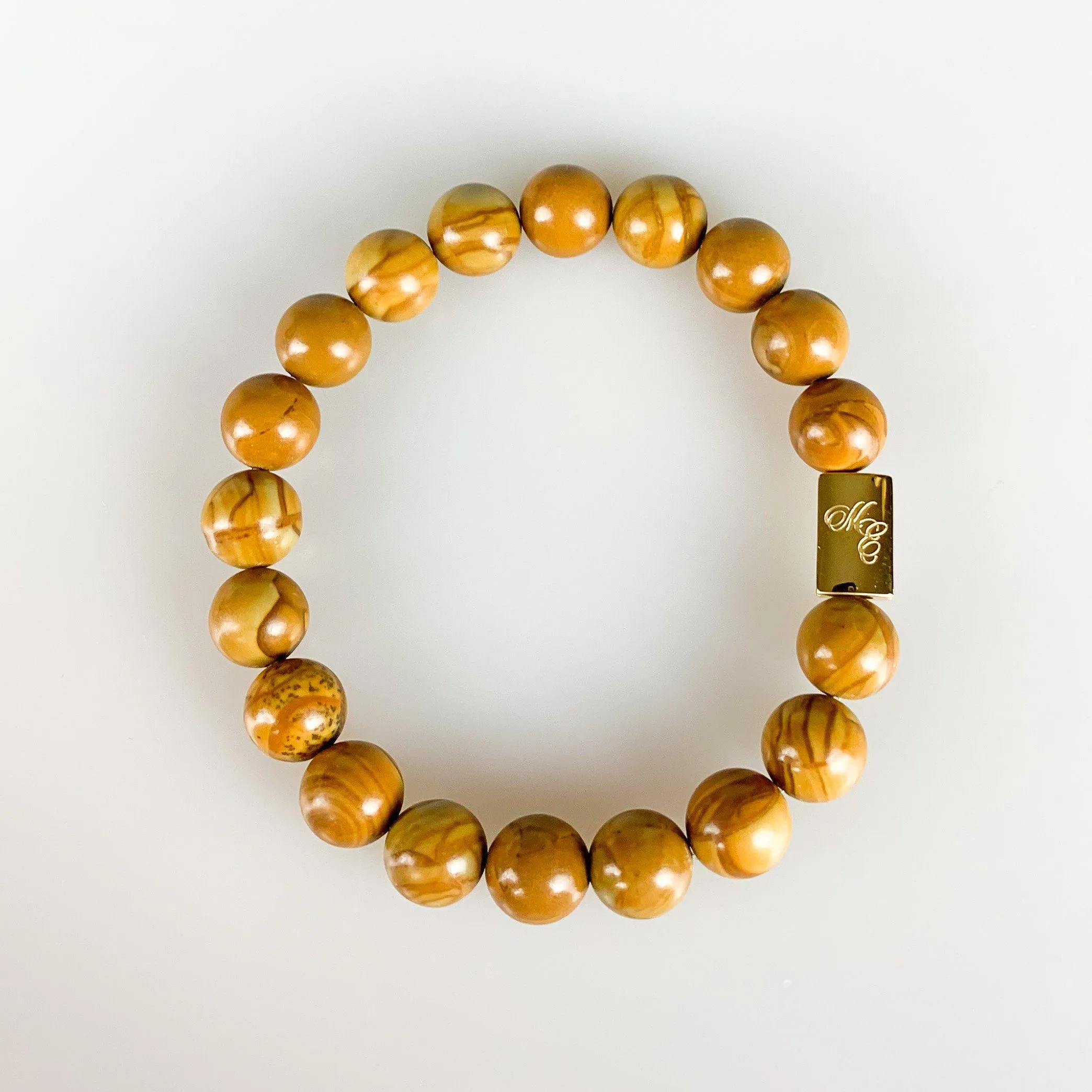 ME™ Basics Wooden Jasper 8-inch Bracelet
