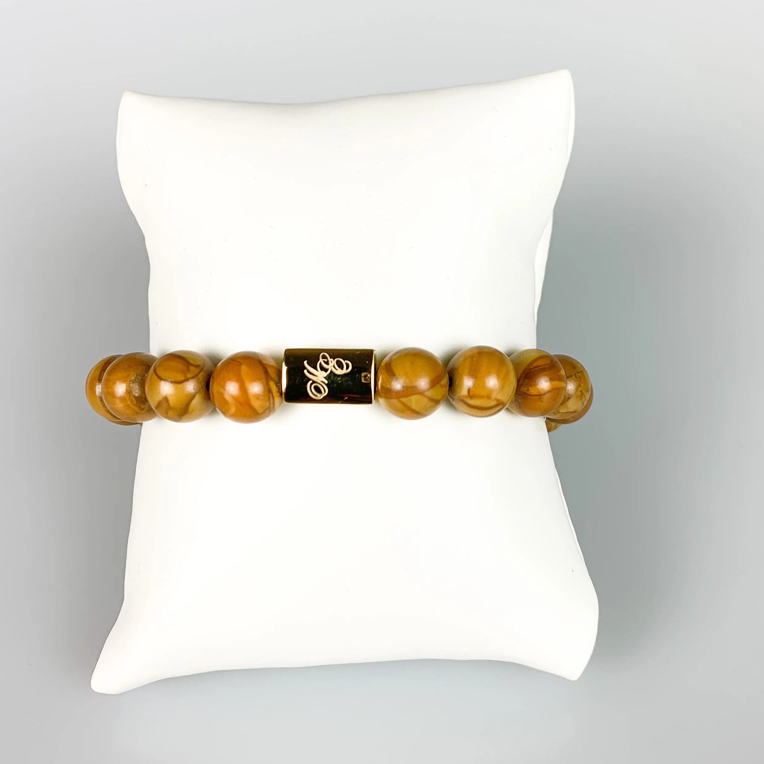 ME™ Basics Wooden Jasper 8-inch Bracelet