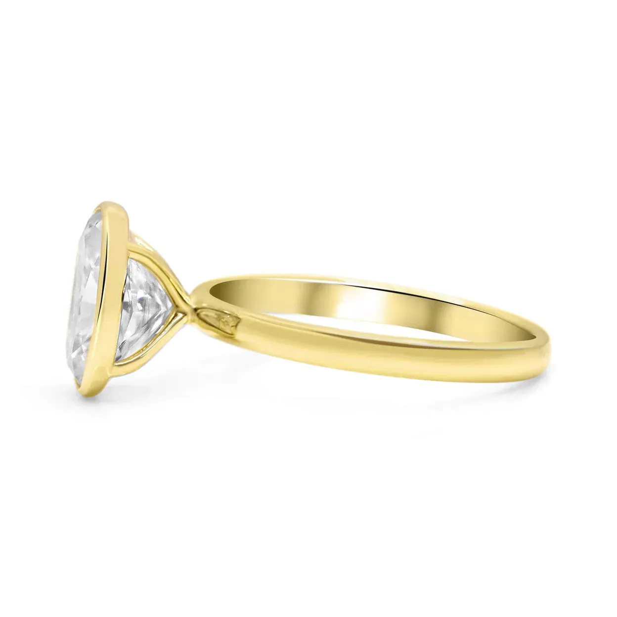Melissa | Bezel Solitaire Engagement Ring Setting