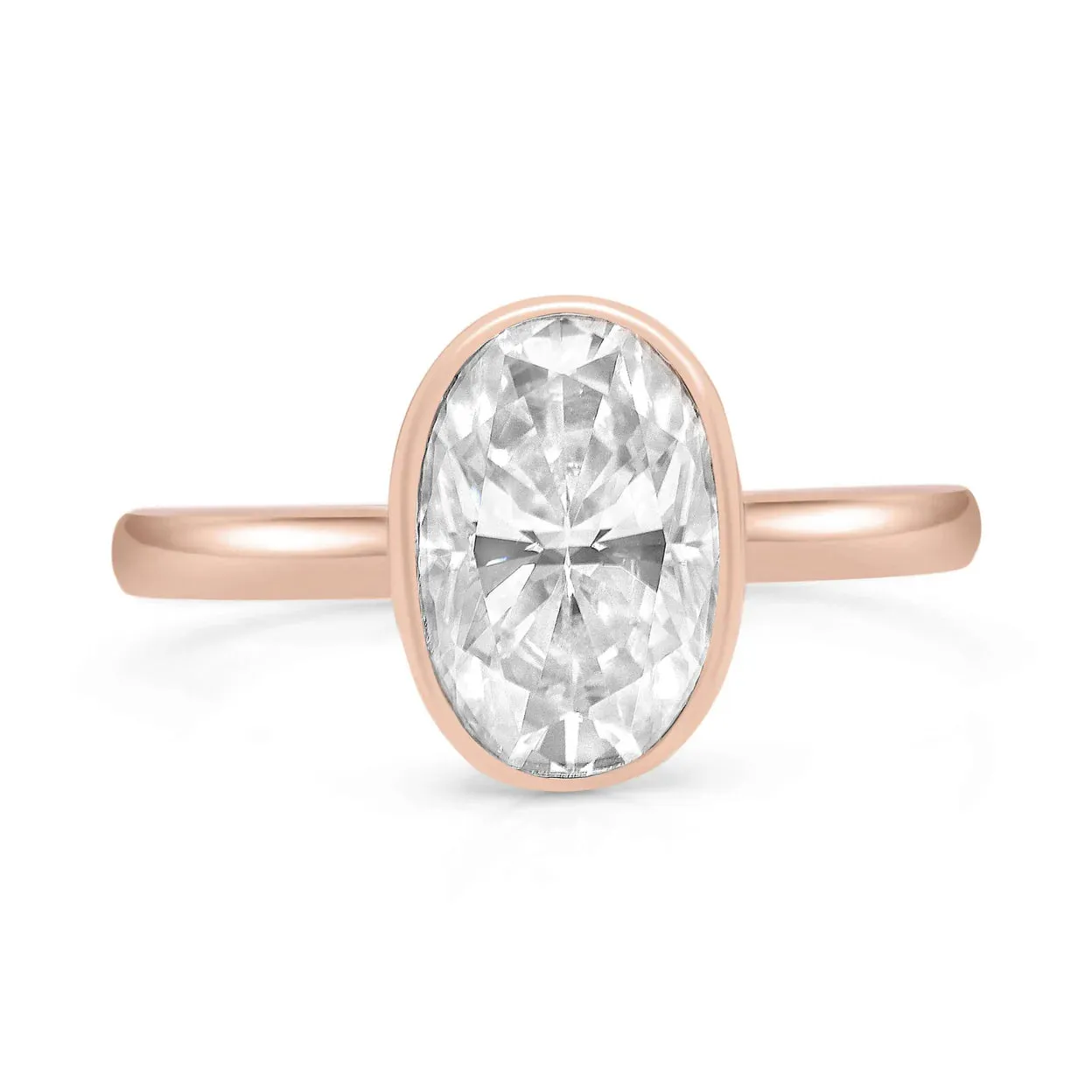 Melissa | Bezel Solitaire Engagement Ring Setting
