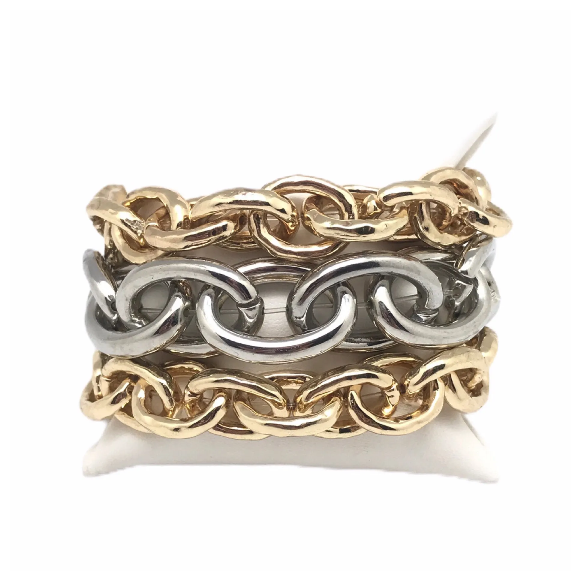 Metal Stretch Link Bracelets