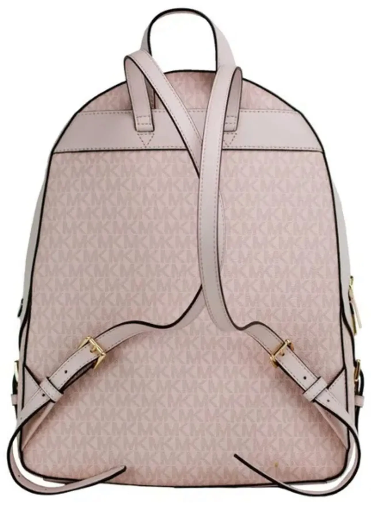 Michael Kors Jaycee Logo Backpack (Dark Powder Blush)
