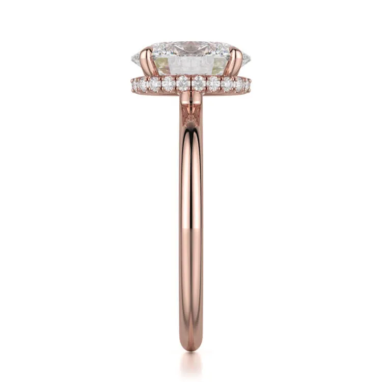 Michael M Crown Oval-Cut Diamond Solitaire R750-1RD