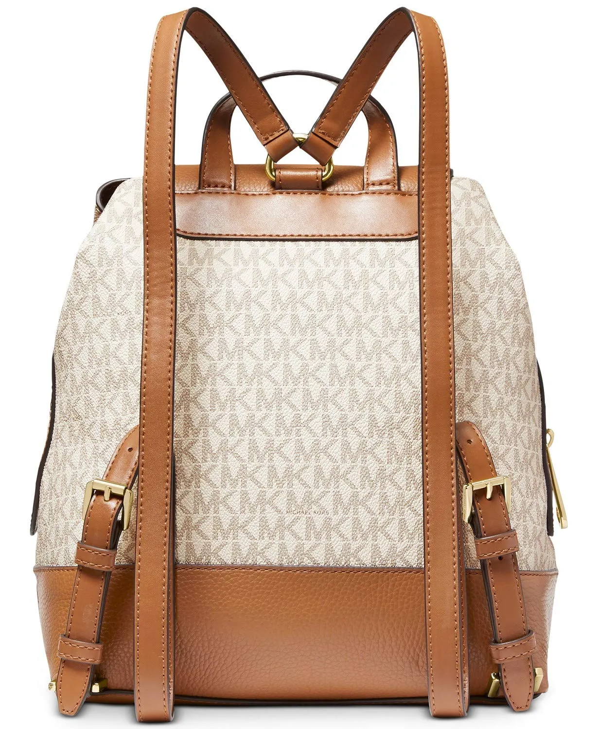 Michael Michael Kors Raven Medium Backpack Vanilla/Acorn One Size