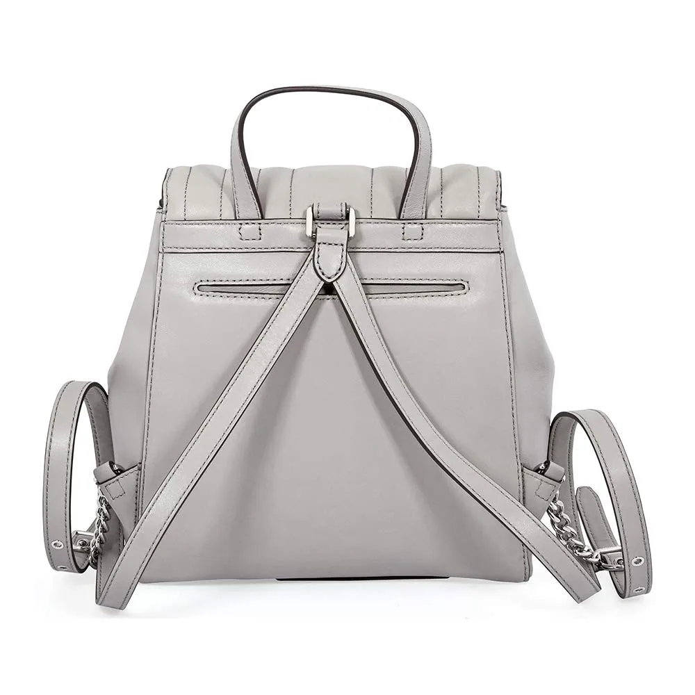 MICHAEL Michael Kors Whitney Quilted Small Backpack (Pearl Grey)
