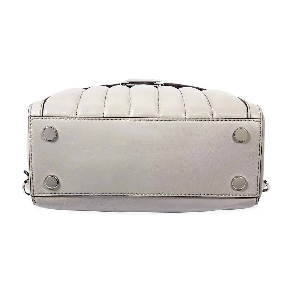 MICHAEL Michael Kors Whitney Quilted Small Backpack (Pearl Grey)
