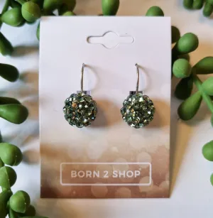Milano Swarovski Cluster Drop Earrings- E-Sil