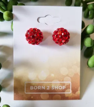Milano Swarovski Cluster Post Earrings- LS-Sil