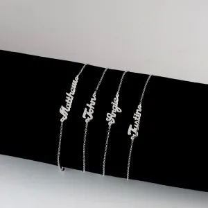 Mini Name Plate Bracelets