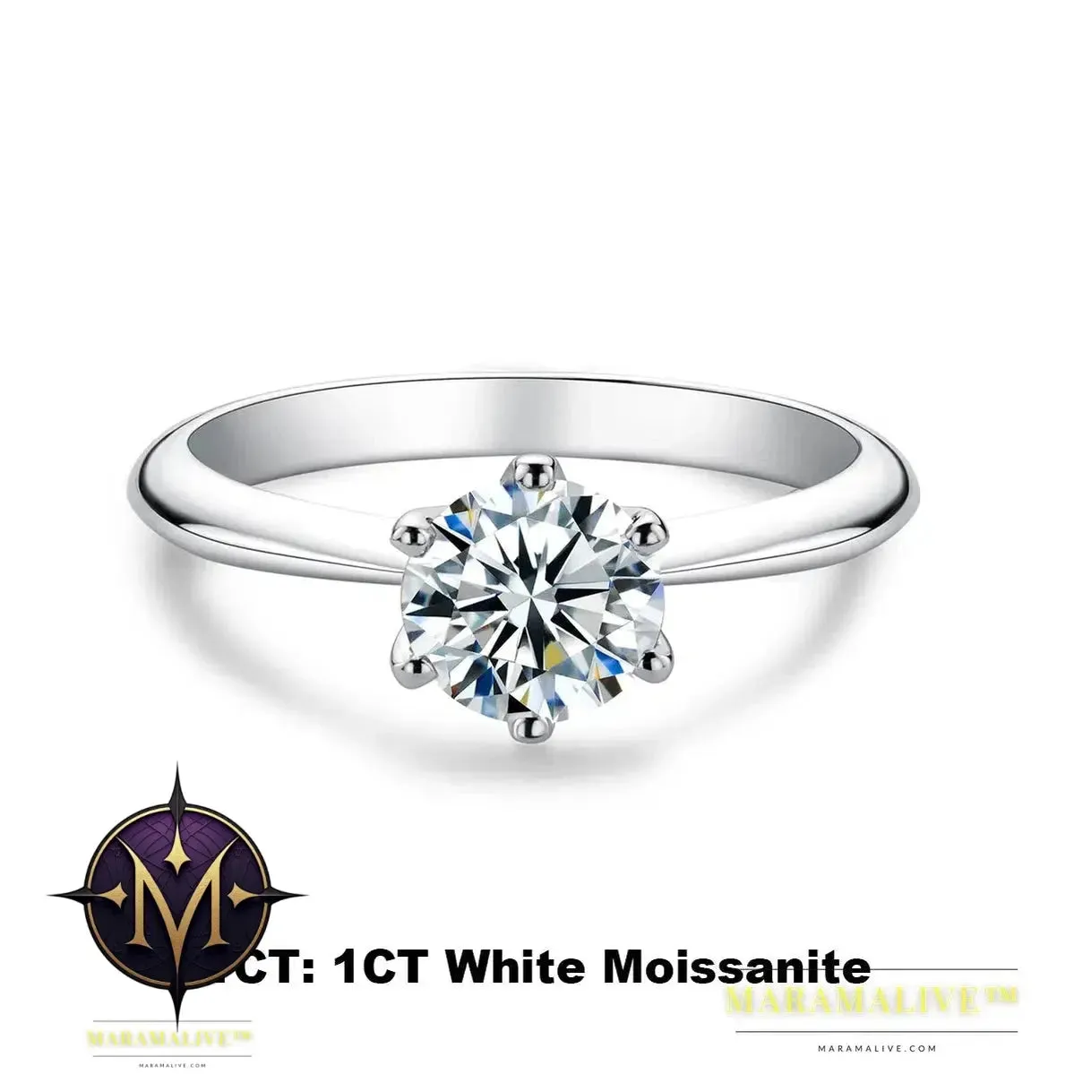 Moissanite Solitaire Rings: Stunning Engagement Jewelry