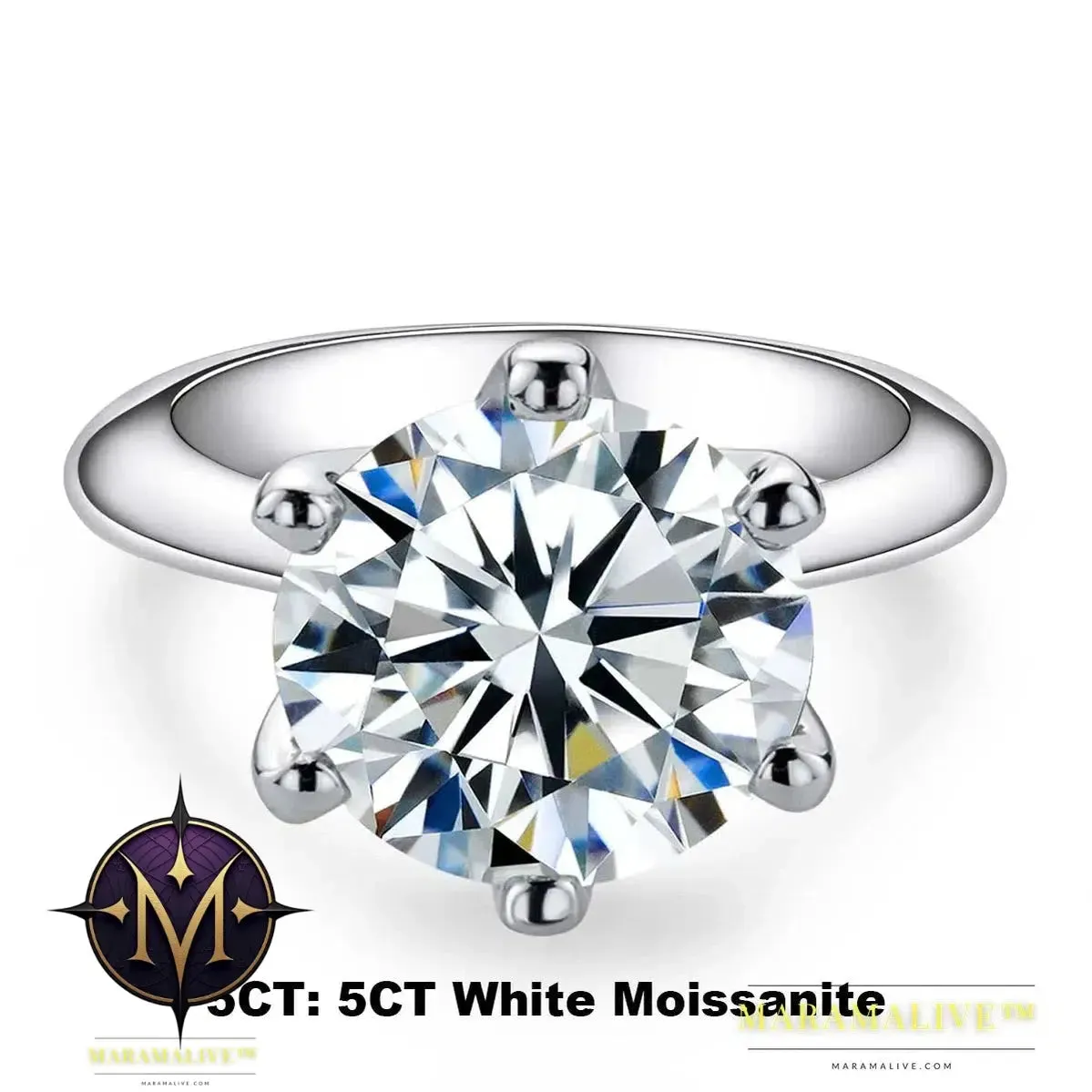 Moissanite Solitaire Rings: Stunning Engagement Jewelry