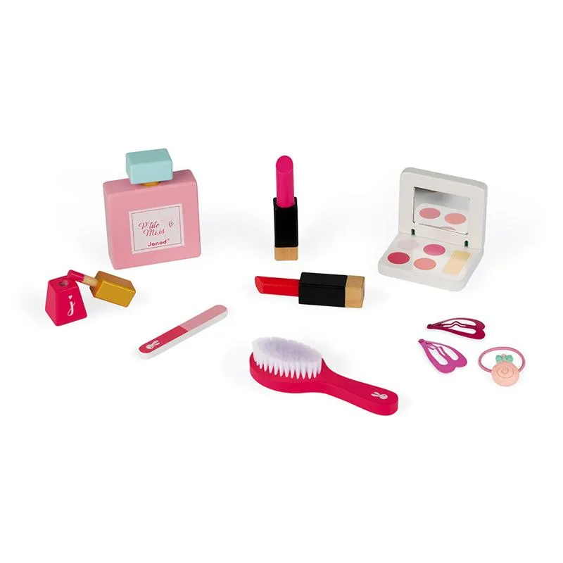 Montessori Childrens Dressing Table | Vanity Unit | Role Play Toys | Mirror | Stool | Accessories