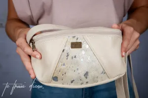 Moonbag - Cream & Silver