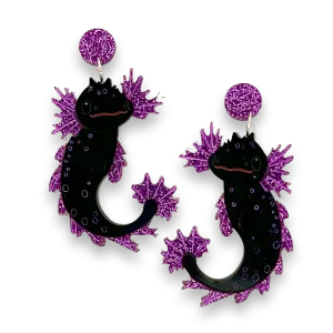 Muffin Axolotl  - earrings