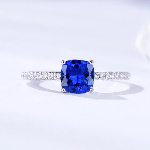 Natural Zultanite Gemstone Ring Women's Solid 925 Sterling Silver Engagement
