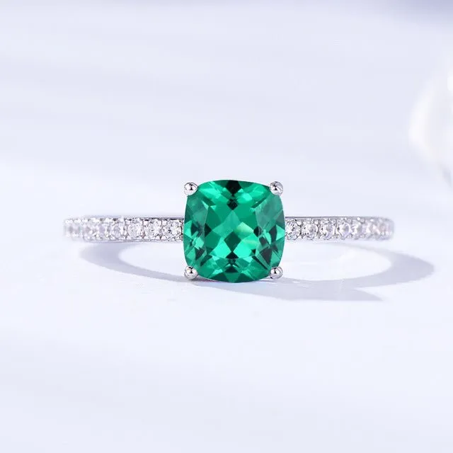 Natural Zultanite Gemstone Ring Women's Solid 925 Sterling Silver Engagement
