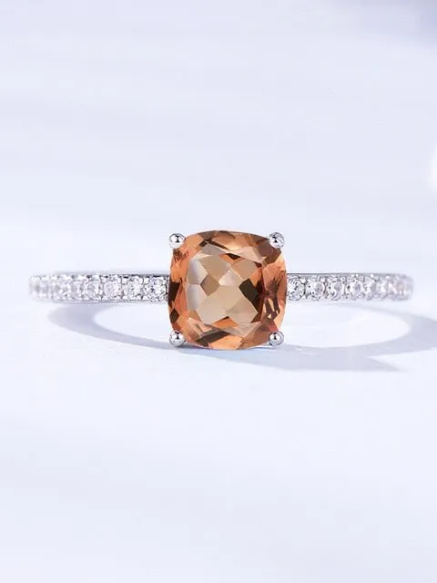 Natural Zultanite Gemstone Ring Women's Solid 925 Sterling Silver Engagement