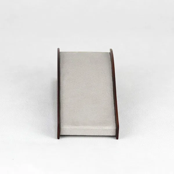NH020 Wooden Necklace Display Stand Jewelry Ramp Holder