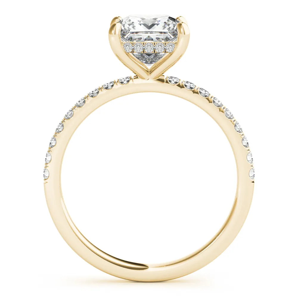 Noa Princess Diamond Solitaire Engagement Ring