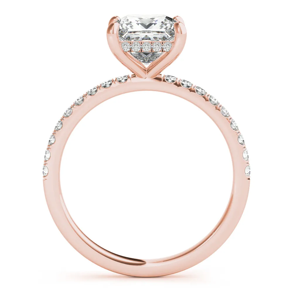 Noa Princess Diamond Solitaire Engagement Ring