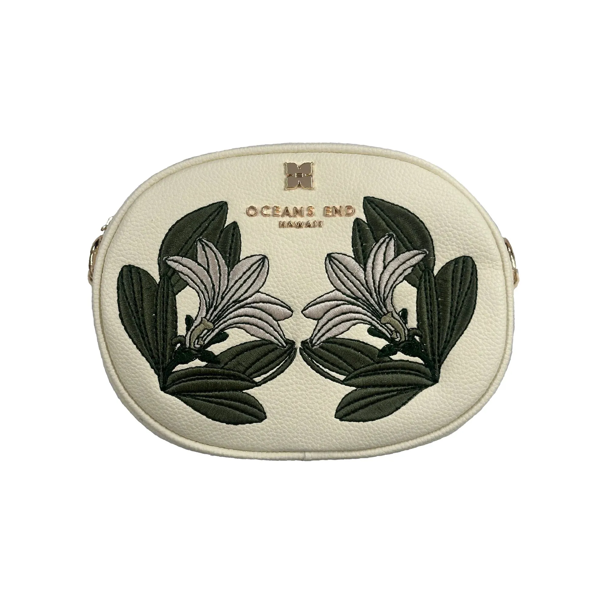 Oceans End Naupaka Bag Creme