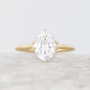Odette ~ Oval Cut Solitaire Ring
