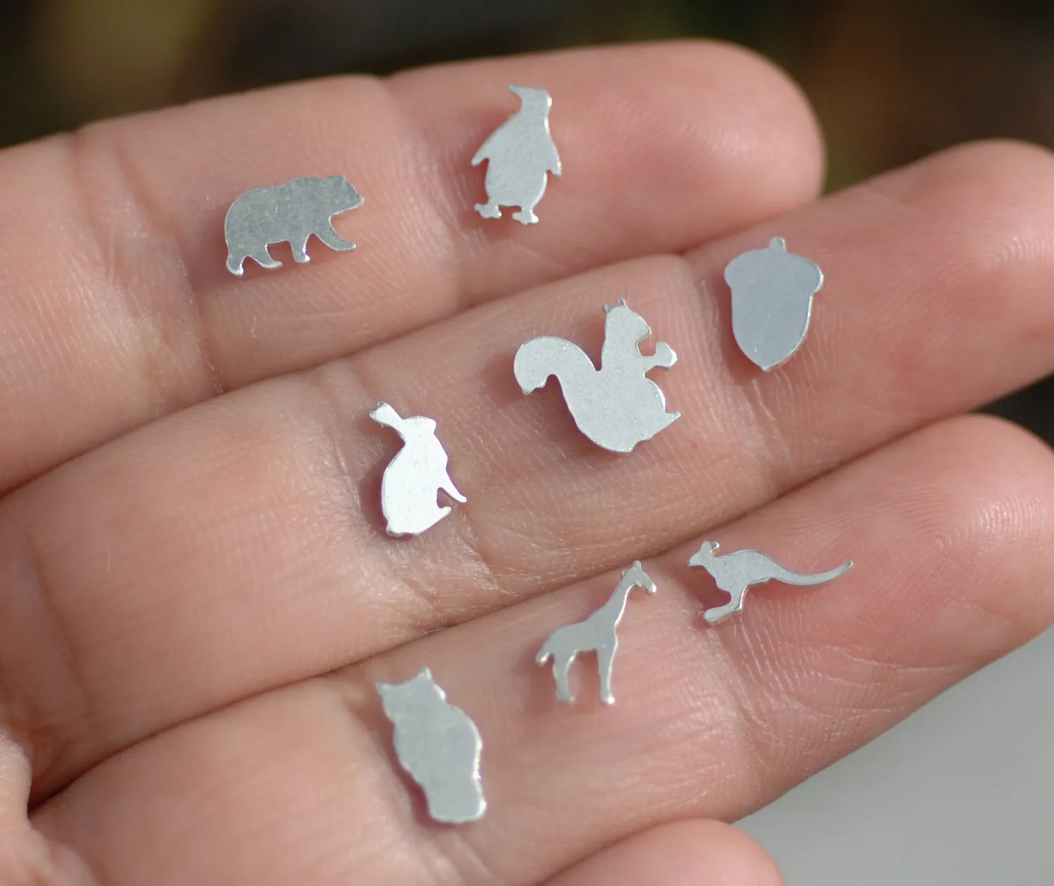 Our Most Tiny Metal Blanks - Owl Shaped Mini Blank New!