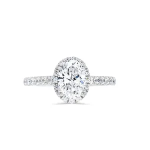 Oval Halo Pavé