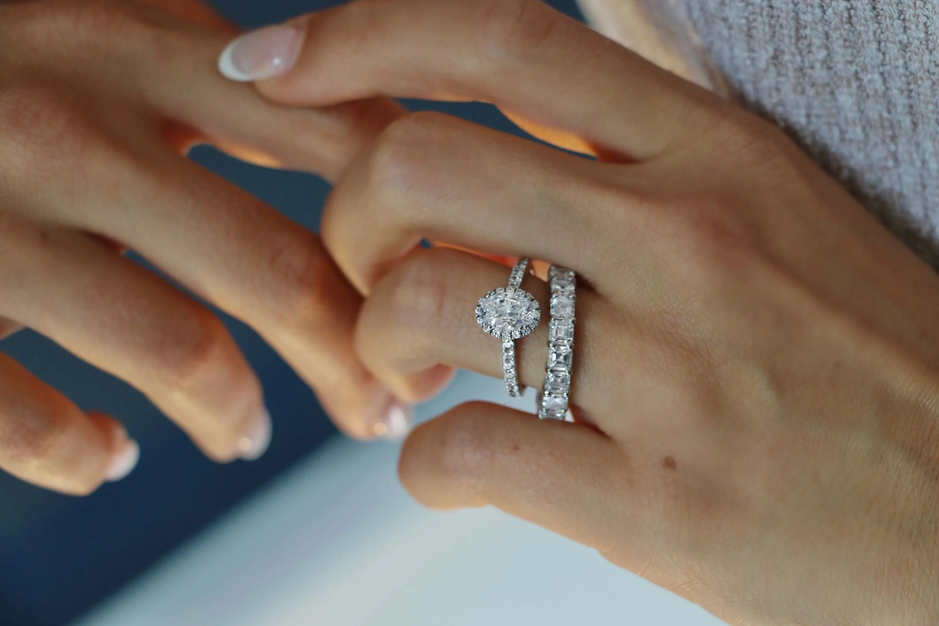 Oval Halo Pavé