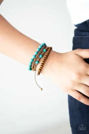 Paparazzi Renewable Energy - Blue Urban Bracelet