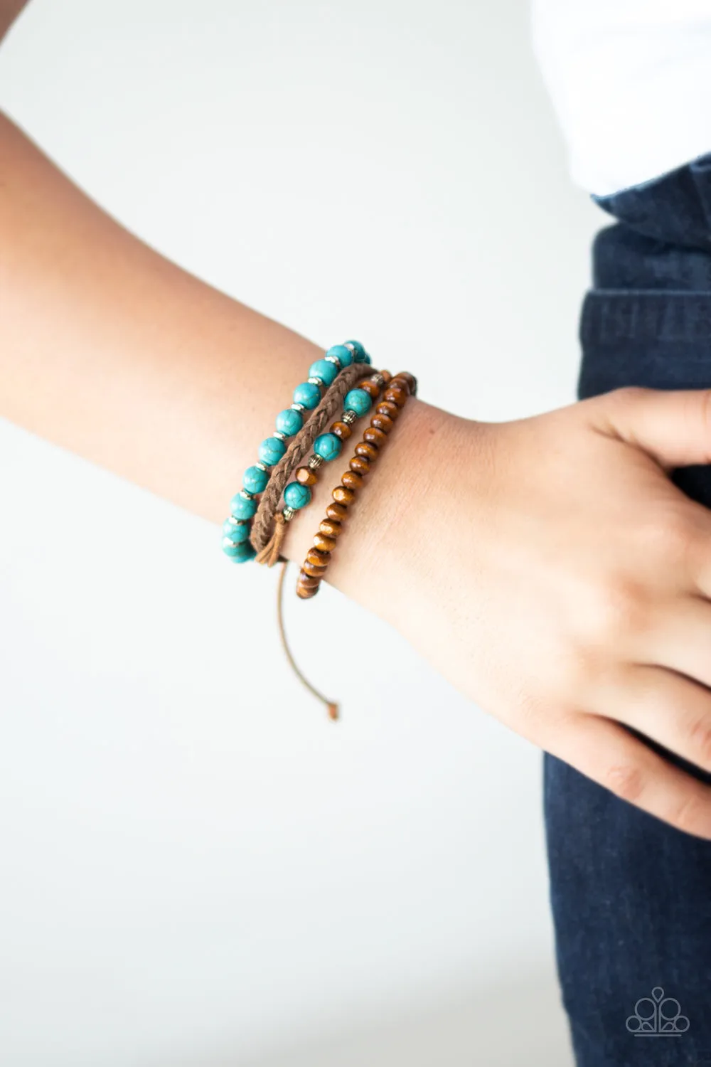 Paparazzi Renewable Energy - Blue Urban Bracelet