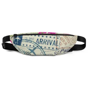 Passport Stamps Fanny Pack