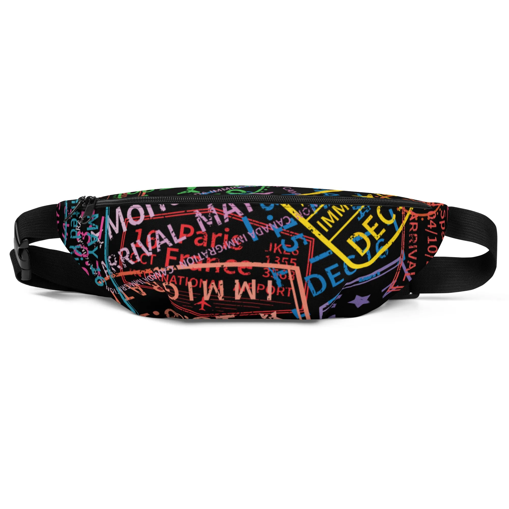 Passport Stamps Fanny Pack