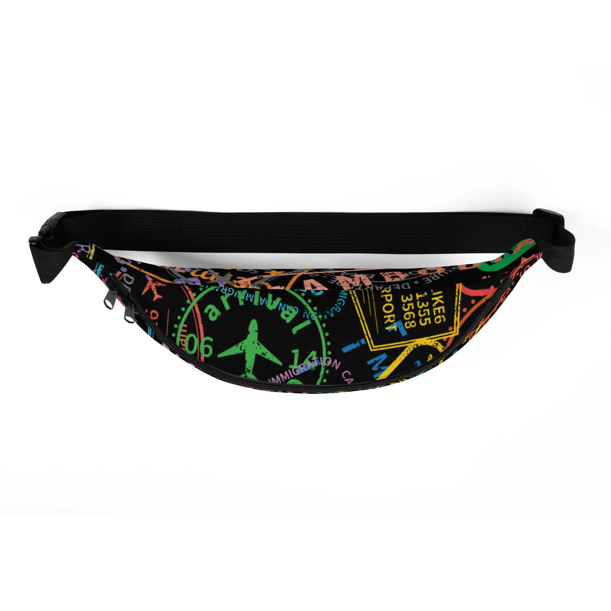 Passport Stamps Fanny Pack